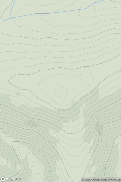 Thumbnail image for Brown Knowe [The River Tweed to the English Border] [NT388326] showing contour plot for surrounding peak